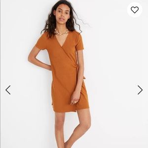 Madewell Texture & Thread faux wrap dress EUC